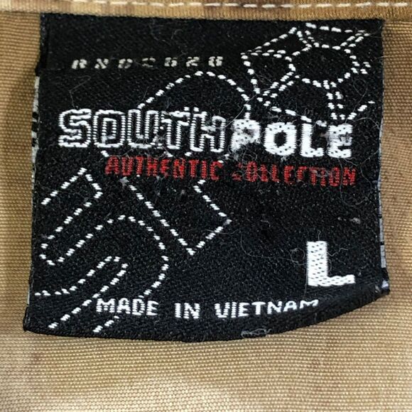 Southpole Men's Brown Striped Shirt Large - Picture 6 of 6